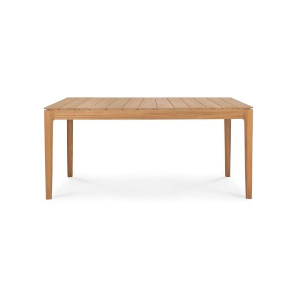Bok Outdoor Rectangular Dining Table - Teak / 162x80cm