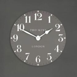 Chantilly Medium Metal Mantel Clock In Dolphine