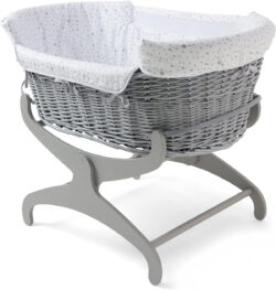 Clair De Lune Stars and Stripes Bedside Crib