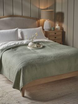Cotton Bedspread - Eucalyptus