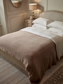 Cotton Dusky Rose Weaving Bedspread