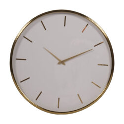 Dial Wall Clock - White