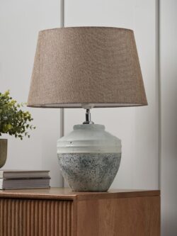 Dipped Glaze Table Lamp - Small