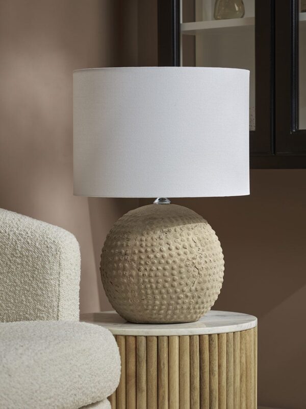 Dotty Terracotta Table Lamp