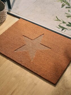 Embossed Star Doormat - Large