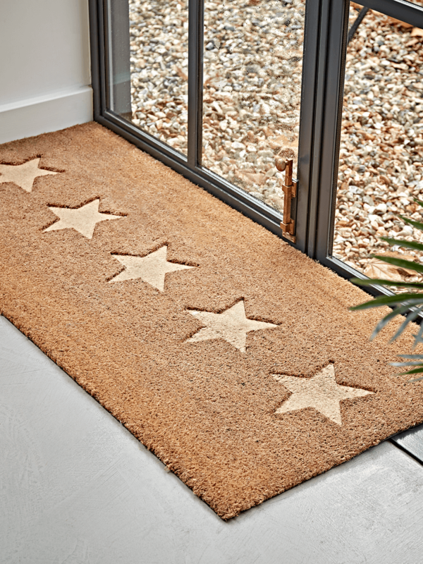 Embossed Stars Doormat - Double