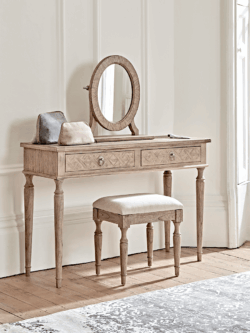 Geometric Parquet Dressing Table