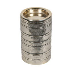 Gilver Rings Pillar Candle Holder / Small