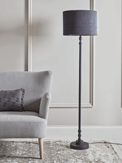 Grey & Black Floor Lamp