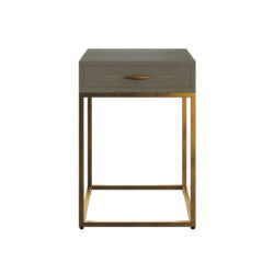 Hampton Bedside Table - Grey