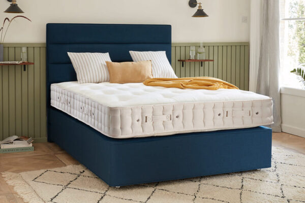 Hypnos Premier Ortho Superb Mattress + Premium Divan Bed, Bednextday_Silver, No Storage, Single