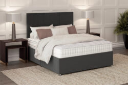 Hypnos Wool Ortho Mattress + Premium Divan Bed, Bednextday_Silver, No Storage, Single