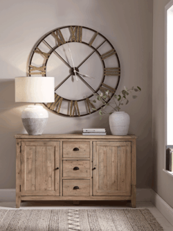 Ironwork Cut Out Clock