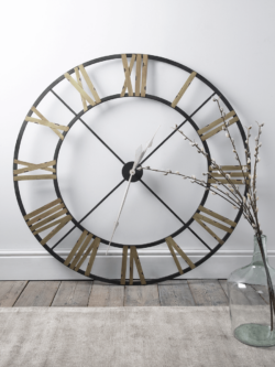 Ironwork Cut Out Clock