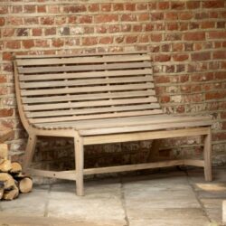 Kapolei Outdoor Wooden Seating Bench In Natural