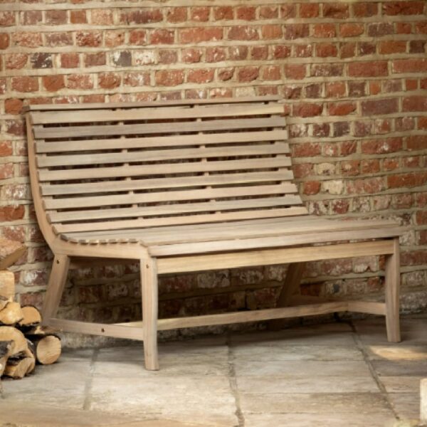 Kapolei Outdoor Wooden Seating Bench In Natural