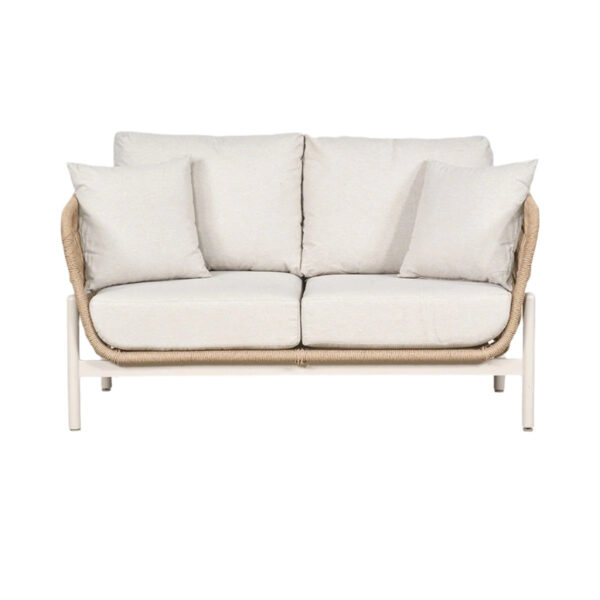 Maria Outdoor 2 Seater Sofa - Light Acacia Wood