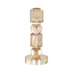 Meral Small Candle Holder - Brown