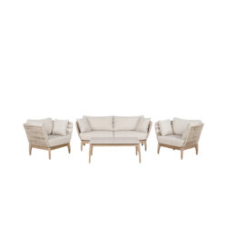 Mova Outdoor Lounge Set - Latte & Oatmeal