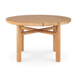 Quatro Outdoor Round Side Table - Teak