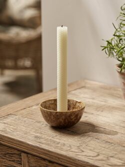 Reactive Glaze Dinner Candle Holder