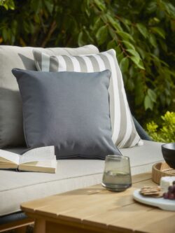 Reva Outdoor Cushion - Pewter Grey