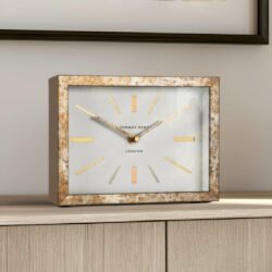 Saskatoon Wooden Mantel Clock In Bronze