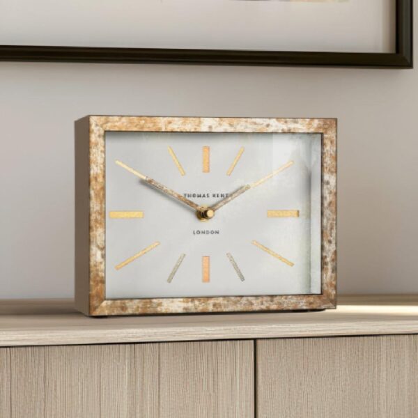 Saskatoon Wooden Mantel Clock In Bronze