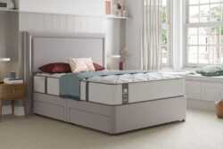 Sealy Blackwood Elevate Posturepedic Mattress + Premium Divan Bed, Bednextday_Silver, No Storage, Single
