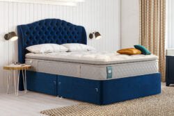 Sealy Enhance Platinum Pocket Geltex Pillow Top Mattress + Premium Divan Bed, Bednextday_Silver, No Storage, Single