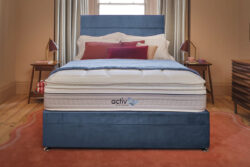Sleepeezee ActivFlex Response 3600 Memory Mattress + Premium Divan Bed, Bednextday_Silver, No Storage, Single