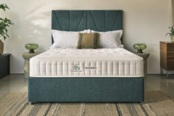 Sleepeezee Campaign for Wool Luxe 1200 Mattress + Premium Divan Bed , Bednextday_Silver, No Storage, Single