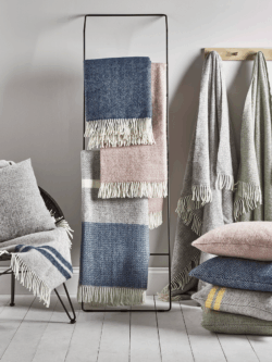 Soft Wool Throw - Sage