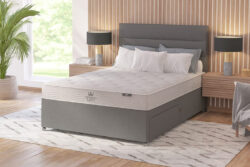 Spring King Premier Mattress + Premium Divan Bed, Bednextday_Silver, No Storage, Single