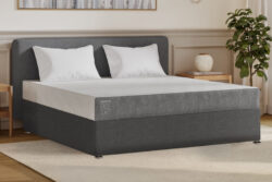 TEMPUR EASE 20 Mattress and Classic Divan Bed, Bednextday_Silver, No Storage, Single