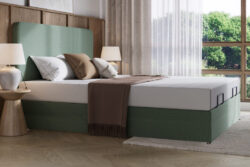 TEMPUR EASE 25 Mattress + Premium Divan Bed, Bednextday_Silver, No Storage, Single