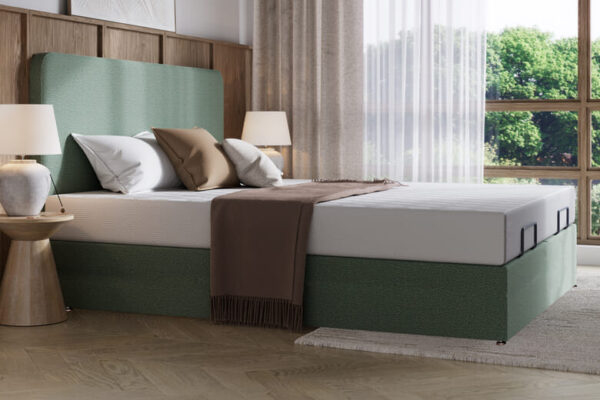 TEMPUR EASE 25 Mattress + Premium Divan Bed, Bednextday_Silver, No Storage, Single