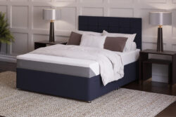 TEMPUR ONE Firm Mattress + Premium Divan Bed, Bednextday_Silver, No Storage, Double
