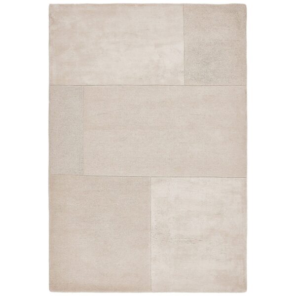 Tate Tonal Textures Hand Tufted Rug 160x230cm - Ivory
