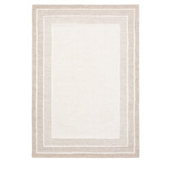 Tonal Border Rug 160x230cm - Beige
