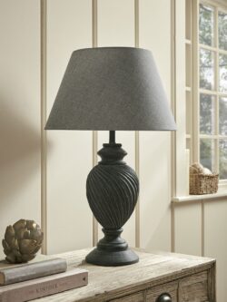 Twisted Carved Table lamp
