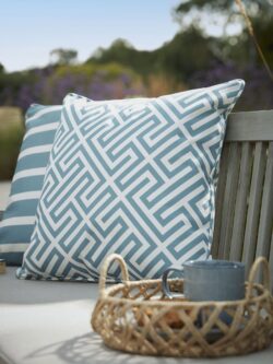 Zari Outdoor Cushion - Dawn Blue