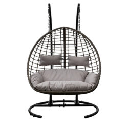 Ada Outdoor 2 Seater Hanging Chair - Natural