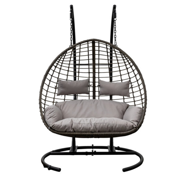 Ada Outdoor 2 Seater Hanging Chair - Natural