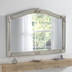 Aurora Arched Wall Mirror - Silver