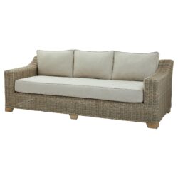 Capri Collection Outdoor 3 Seater Sofa - Beige