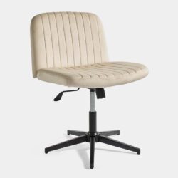 Dawson Office Chair - Cream Velvet