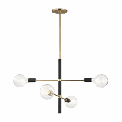 Hudson Valley Lighting Astrid Chandelier in Aged Brass / 4 Light