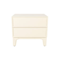 June Side Table / Bedside Table - Beige