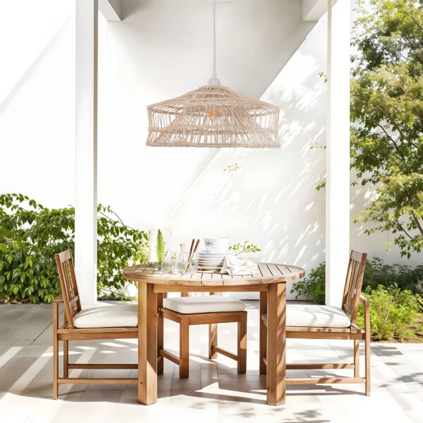 Lightsin NestLine Handwoven Shallow Pendant Lamp